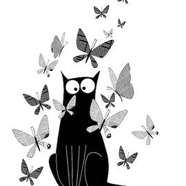 Newspaper Butterflies  by Andrew Hitchen