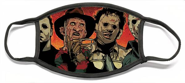Icons of Horror Assembled Face Mask
