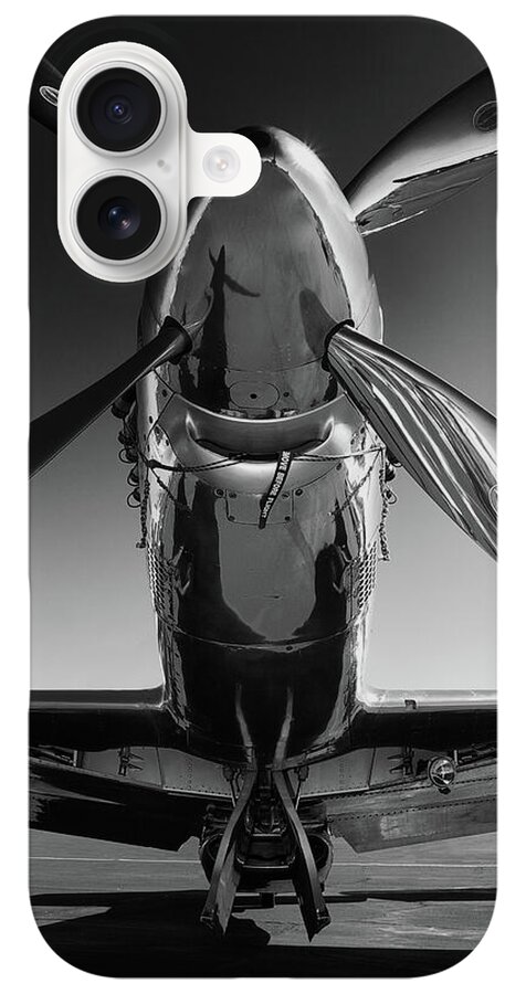Vintage Airplane Propeller Close-Up iPhone Case