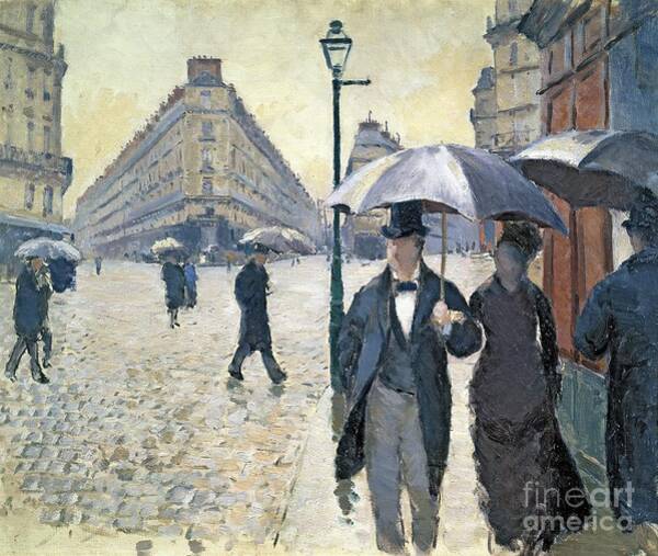 Paris Street on a Rainy Day Wall Art