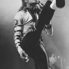 Pop Star Michael Jackson Gets His Kicks by New York Daily News Archive