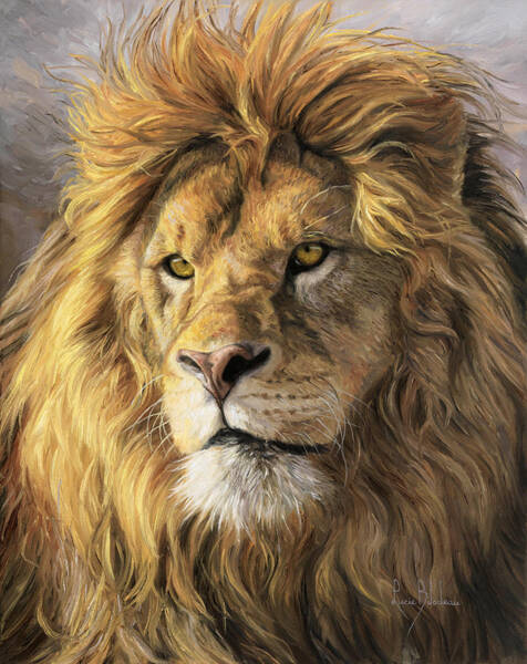 Majestic Lion Portrait Wall Art