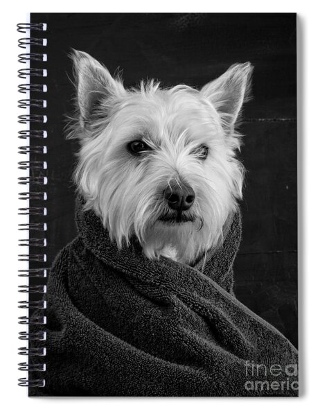 Charming Terrier Portrait Spiral Notebook