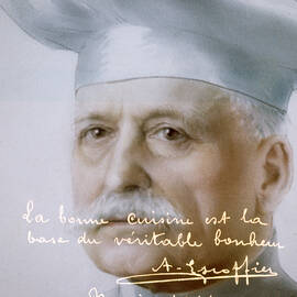 Portrait Of Auguste Escoffier by Mark Kauffman
