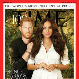 2021 TIME100 - Prince Harry and Meghan by Photograph by Pari Dukovic for TIME