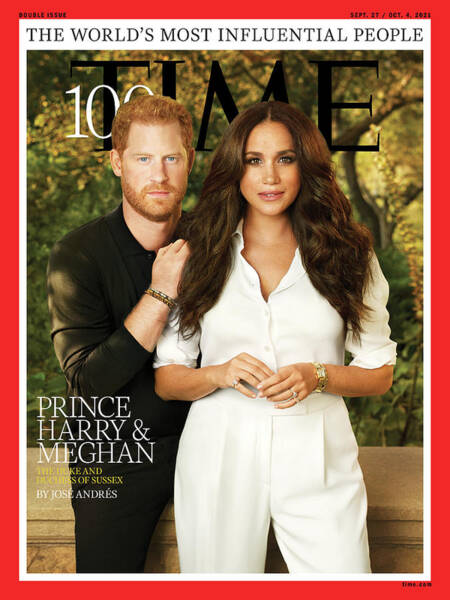 Prince Harry and Meghan Cover Wall Art