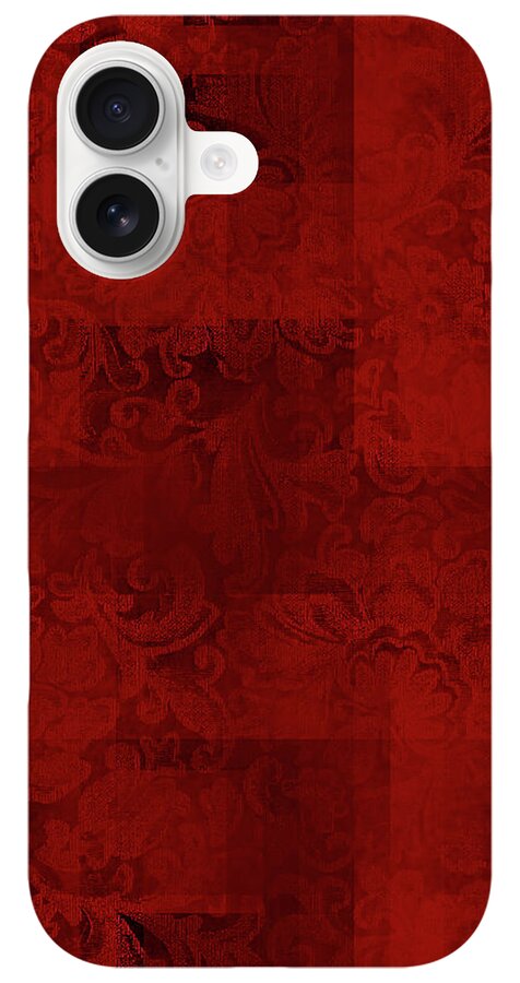 Red Abstract iPhone Case