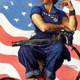 Rosie The Riveter by Norman Rockwell