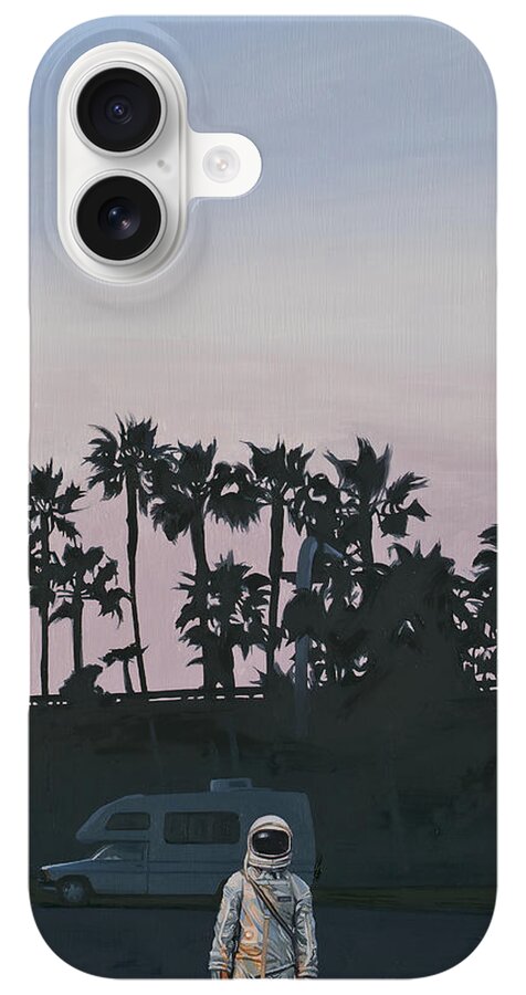Astronaut at Dusk iPhone Case