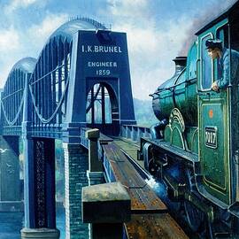 Saltash bridge. by Mike Jeffries