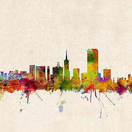 San Francisco City Skyline by Michael Tompsett