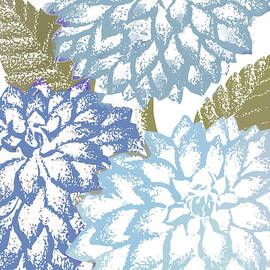 Sea Dahlias I by Mindy Sommers