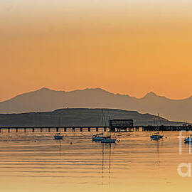 Serene Summer Sunset At Fairlie On The Clyde