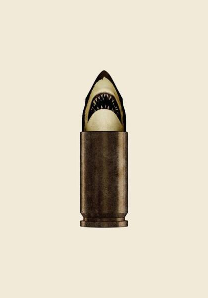 Shark Bullet Fusion Wall Art