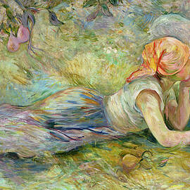 Shepherdess Resting by Berthe Morisot