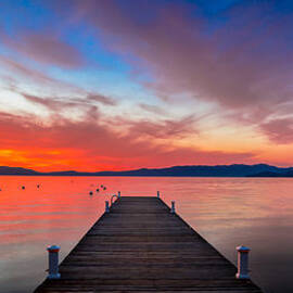 Sunset Walkway by Edgars Erglis