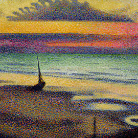 The Beach at Heist by Georges Lemmen