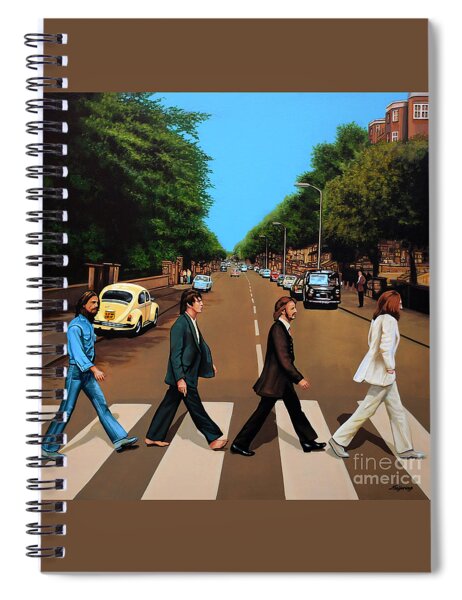 Famous Crosswalk Scene Spiral Notebook