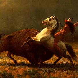 The Last of the Buffalo by Albert Bierstadt