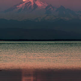 The Moon over Mount Baker by Alexis Birkill