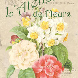 Vintage French Flower Shop 1 by Debbie DeWitt