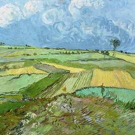 Wheat Fields after the Rain by Vincent van Gogh
