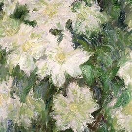White Clematis by Claude Monet