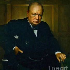 Winston Churchill by Celestial Images